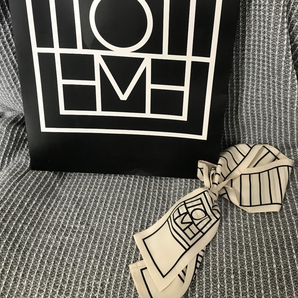 Toteme Monogram Silk Scarf